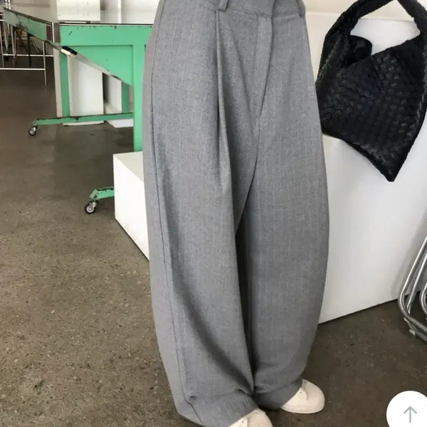 [BUNJANG] Wool Stripe Slacks / 새상품) 울 스트라이프 슬랙스