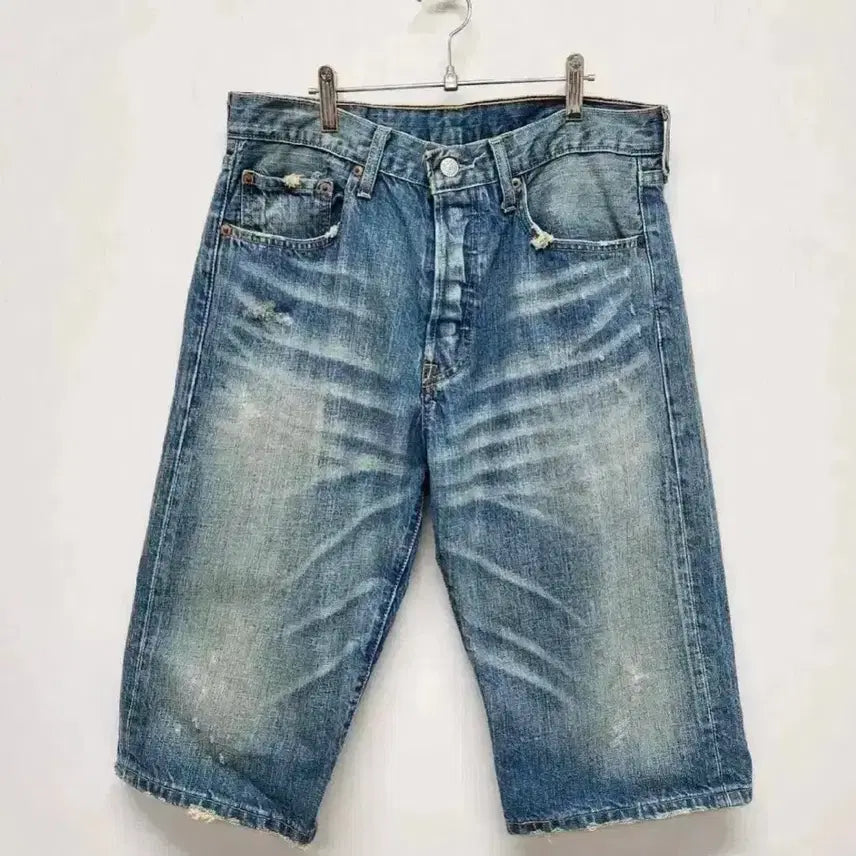 [BUNJANG] Levi's 501XX 90s Button Fly Denim Shorts Size 32 / 90s 리바이스 501XX 버튼플라이  데님 반바지