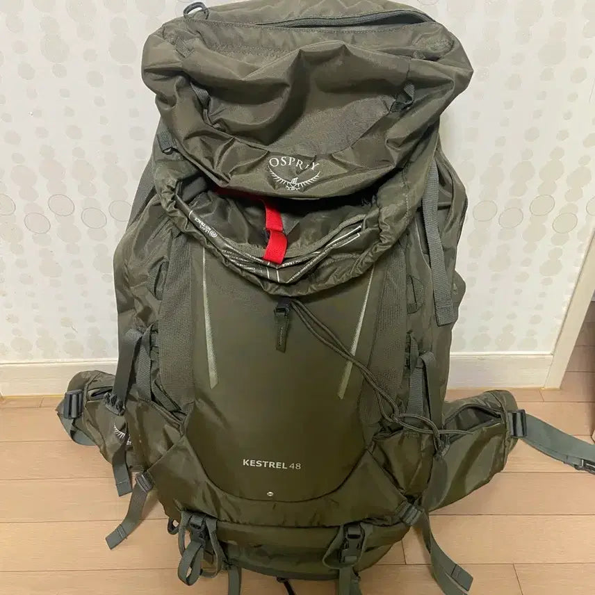 [BUNJANG] Osprey Kestrel 48L Backpack Khaki L/XL / 오스프리 캐스트럴 48L 배낭 카키 L/XL