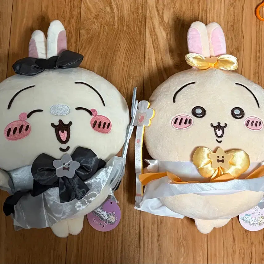 [BUNJANG] Magical Chiikawa Magical Usagi Blackened Usagi Big Plush Doll Bundle Set / 새상품/매지컬 치이카와 매지컬 우사기 흑화 우사기 빅 누이 인형 일괄 판매합니다