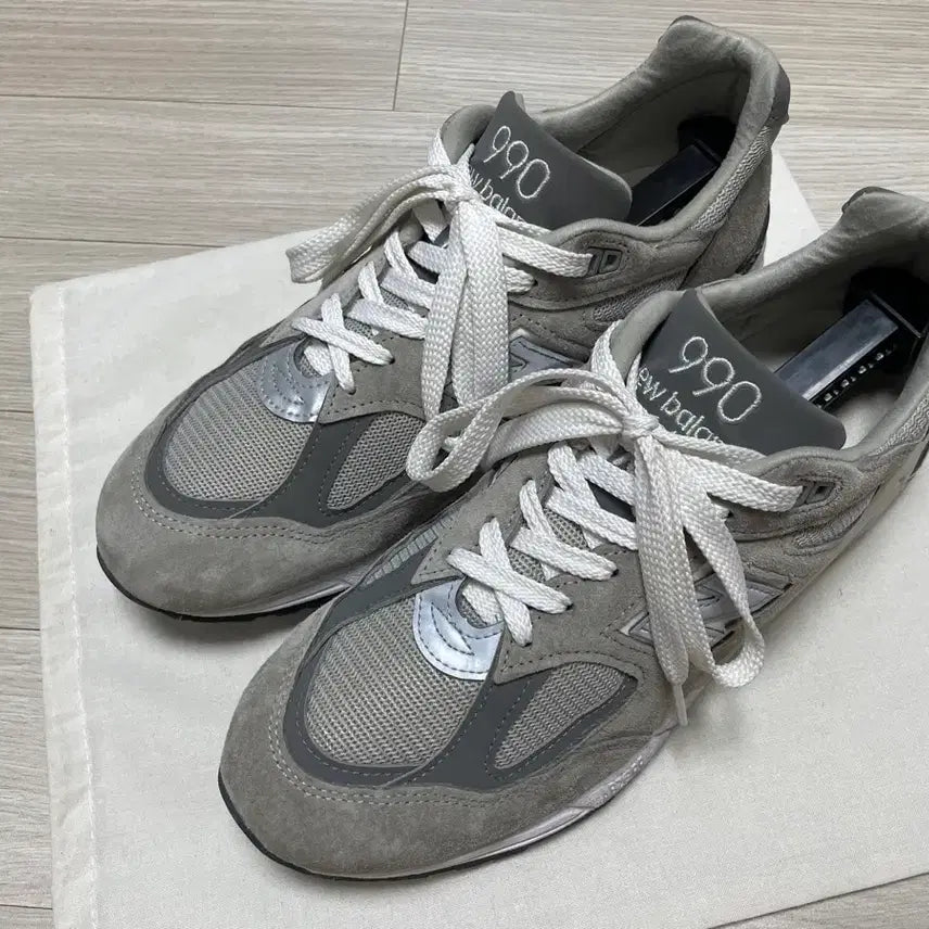 [BUNJANG] New Balance 990v2 Grey Size 280 / 뉴발란스 990v2 그레이 280사이즈