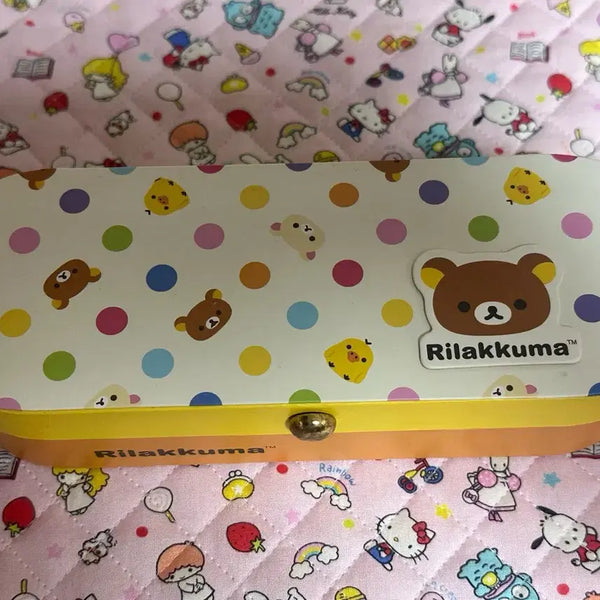 [BUNJANG] 2016 San-X Rilakkuma Wooden Pencil Case / 2016 고전 산엑스 리락쿠마 우드 필통