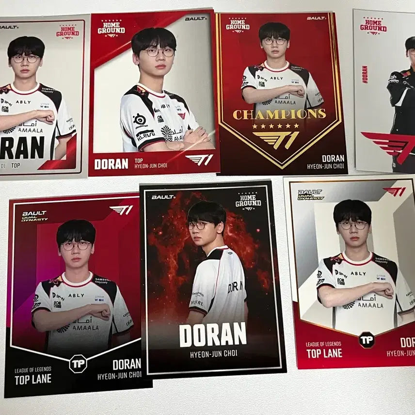 [BUNJANG] Bault T1 Doran Photocard Bundle Set / Bault T1 Doran 포토카드 7종 일괄