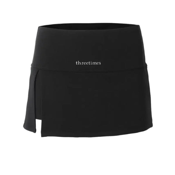 [BUNJANG] 3Times Athletic Skirt Black M / 쓰리타임즈 애슬레틱 스커트 블랙 M