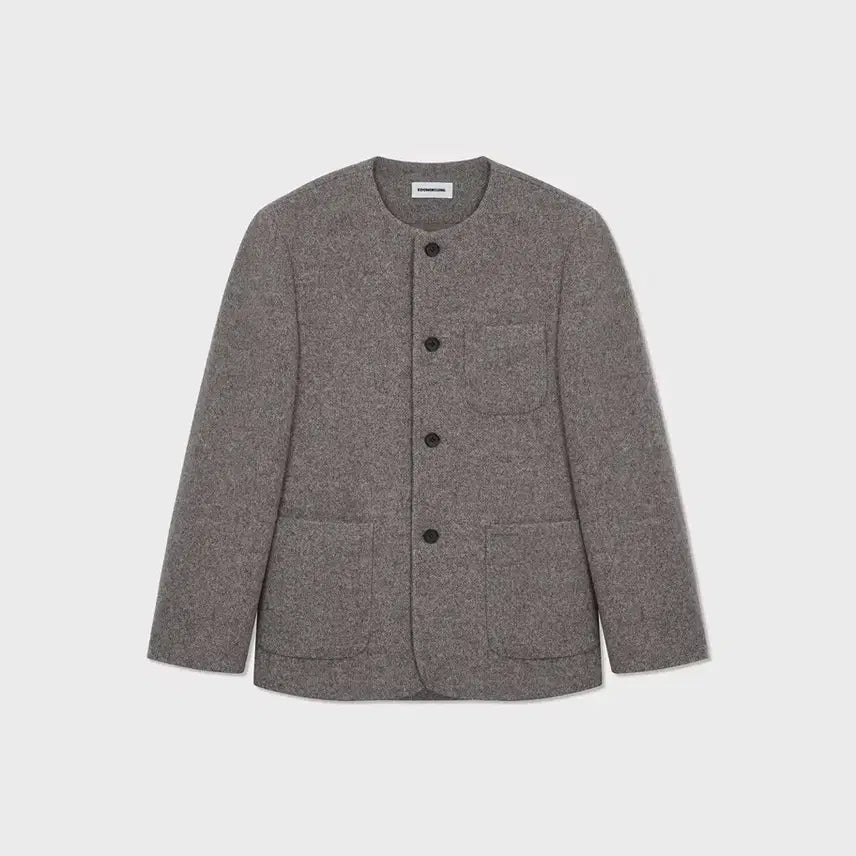 [BUNJANG] Gu Min Sung Round Neck Wool Jacket - Size L / [L] 구민성 라운드넥 울 자켓