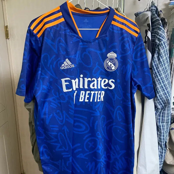 [BUNJANG] Real Madrid 21-22 Away Jersey - International Medium (Fits Domestic Large) / 레알마드리드 21-22 어웨이유니폼 해외M 노마킹
