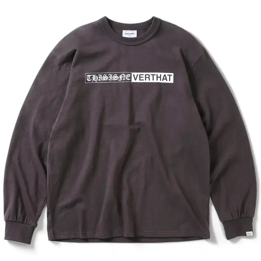 [BUNJANG] thisisneverthat Long Sleeve T-Shirt / 디스이즈네버댓 롱슬리브 긴팔티셔츠