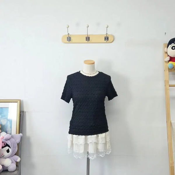 [BUNJANG] Vintage GUESS Black Cloud Style T-Shirt / 빈티지 만원샵 GUESS 블랙 구름st 반팔 티셔츠
