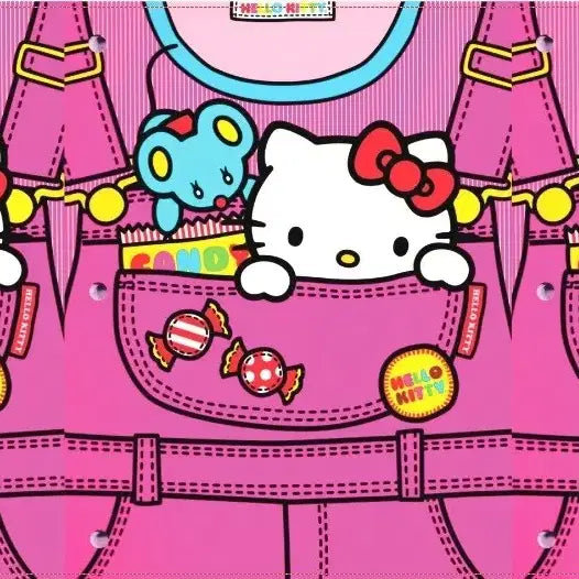 [BUNJANG] Sanrio Hello Kitty B5 Wrapping Paper (50 Sheets) / 50장) B5 멜빵키티 랩핑지 / 산리오 다꾸 헬로키티 키치 포용 포장 선물