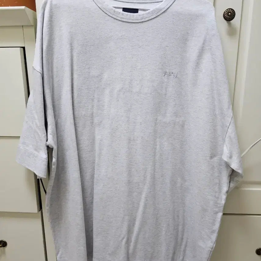 [BUNJANG] Juun.J Oversized Short-Sleeve T-Shirt Grey M / 준지 오버핏 반팔티 그레이 M
