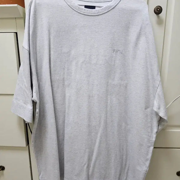 [BUNJANG] Juun.J Oversized Short-Sleeve T-Shirt Grey M / 준지 오버핏 반팔티 그레이 M
