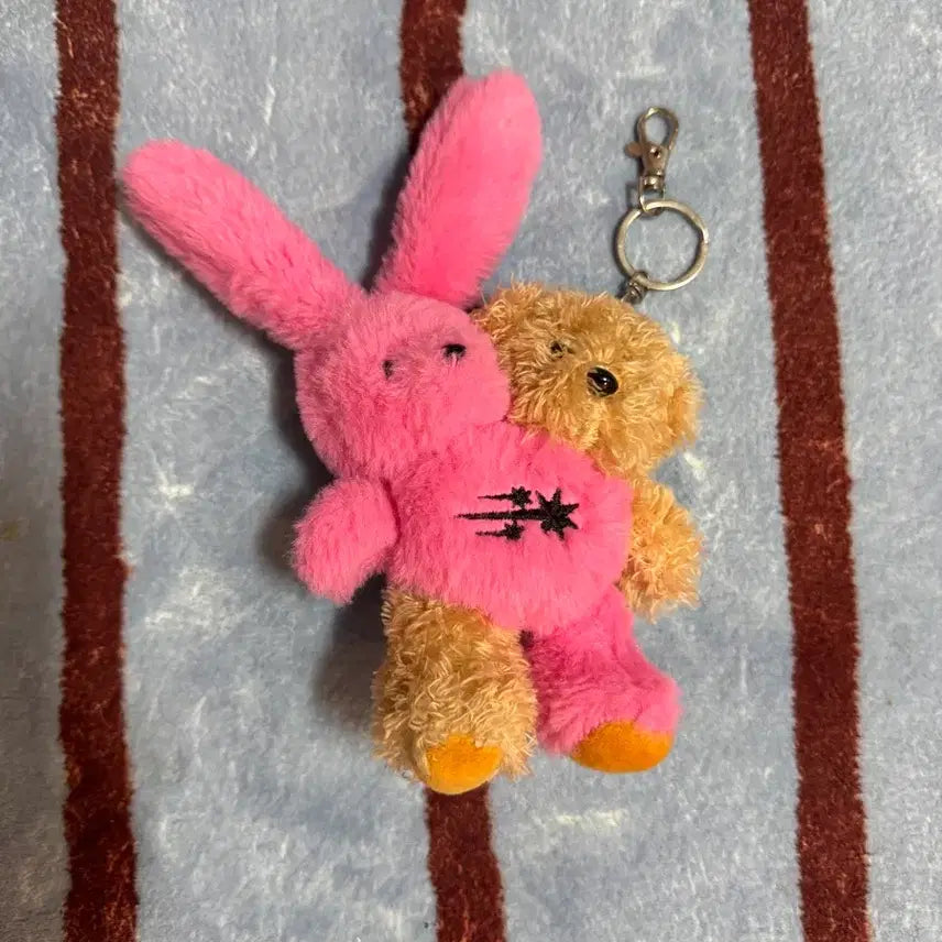[BUNJANG] Nice Ghost Club Bunny Bear Doll Key Chain / 나이스고스트클럽 BUNNY BEAR DOLL KEY CHAIN