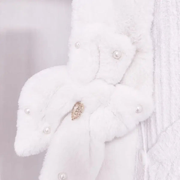 [BUNJANG] Baby The Stars Shine Bright Ribbon Muffler Ivory / 베이비 더 스타즈 샤인 브라이트 아이보리 리본 머플러