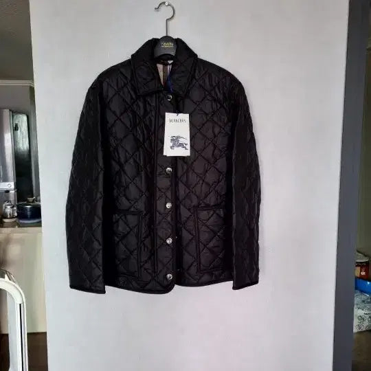 [BUNJANG] Burberry Dally Quilted Jacket Black Women's L / 새제품)버버리 달리 퀼팅 자켓 블랙 여성 L77~88