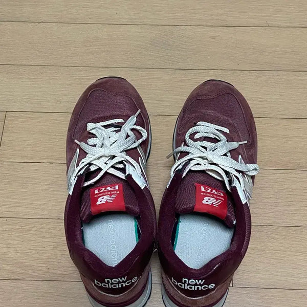 [BUNJANG] New Balance 574 Burgundy Size 280 / 뉴발란스 574 버건디 280 size