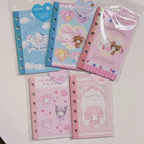 [BUNJANG] Sanrio Character Seal Binder Refill Pages / 산리오 헬로키티 슈가바니즈 피아노 마멜 쿠로미 씰바인더 속지
