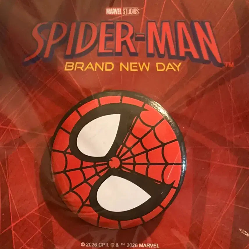 [BUNJANG] Spider-Man Cinema Goods Badge / 스파이더맨 뱃지 영화관 굿즈