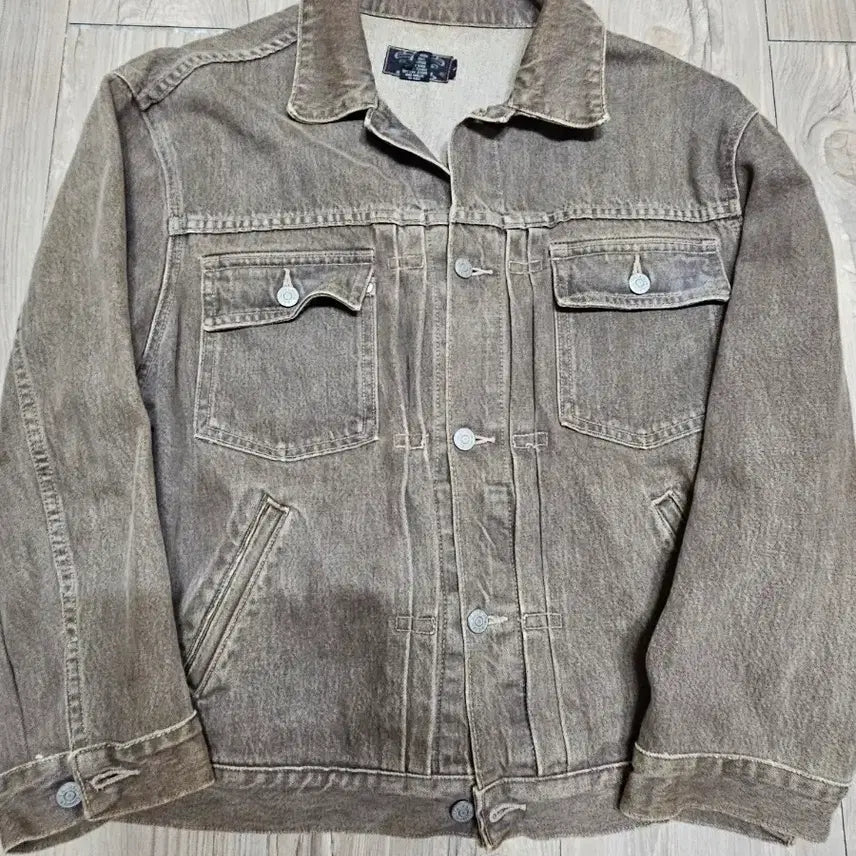[BUNJANG] RRL Denim Trucker Jacket Three Star Made in USA / RRL 더블알엘 데님 트러커 미제 쓰리스타 라지