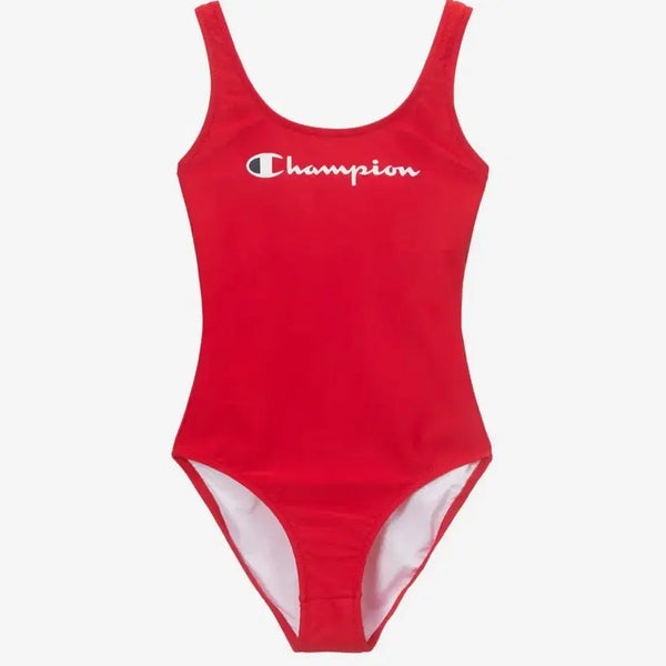 [BUNJANG] Champion Red Logo Swimsuit XS / 챔피온 레드 로고 수영복 xs