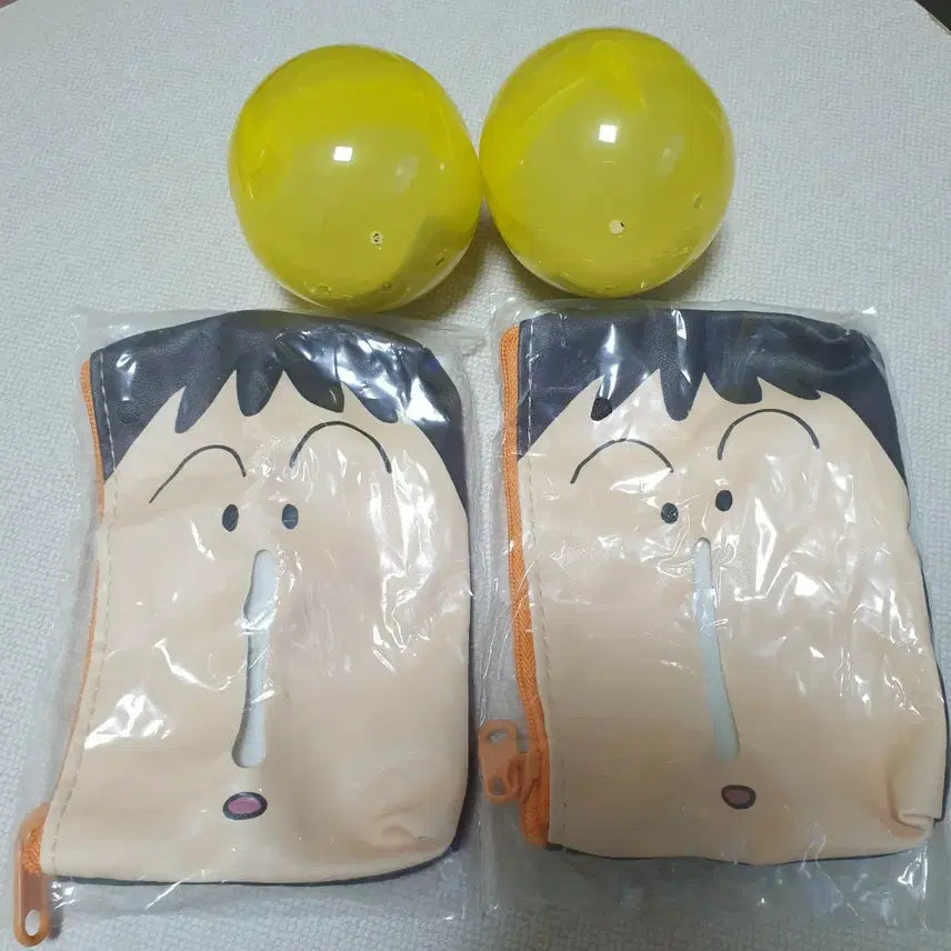 [BUNJANG] Maenggu Gacha Tissue Pouch Set / 맹구 가챠 티슈 파우치 2개 일괄 판매 (A교환가능)