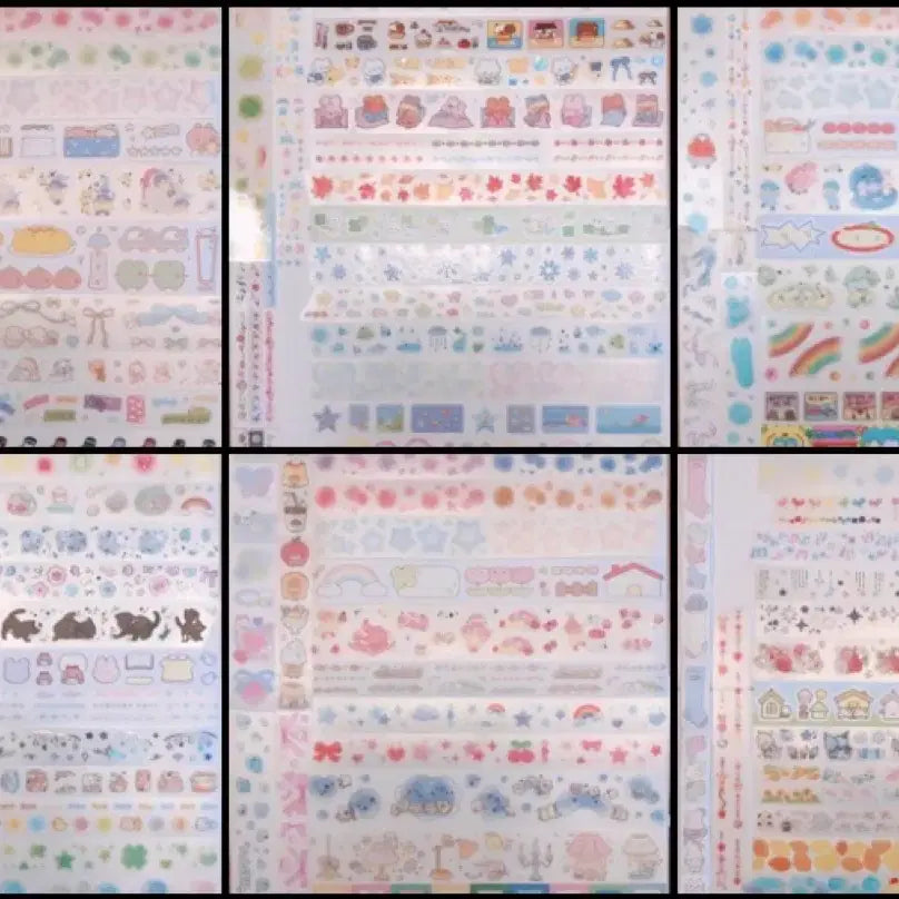 [BUNJANG] Kiss-Cut Stickers Bundle Set (111 designs) / 키스컷 띵 전체 일괄 셋트 111종