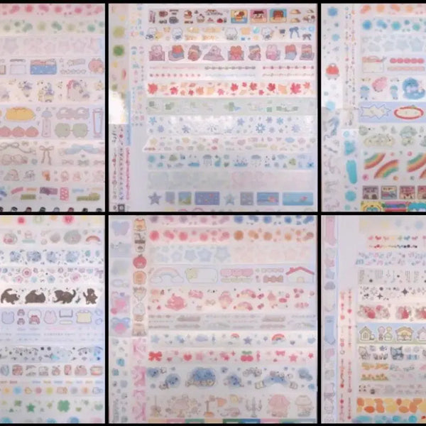 [BUNJANG] Kiss-Cut Stickers Bundle Set (111 designs) / 키스컷 띵 전체 일괄 셋트 111종