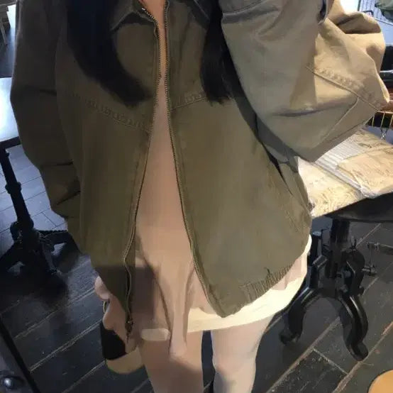 [BUNJANG] Our Cabinet Wish Cotton Jacket / 아워캐비넷 wish cotton jacket