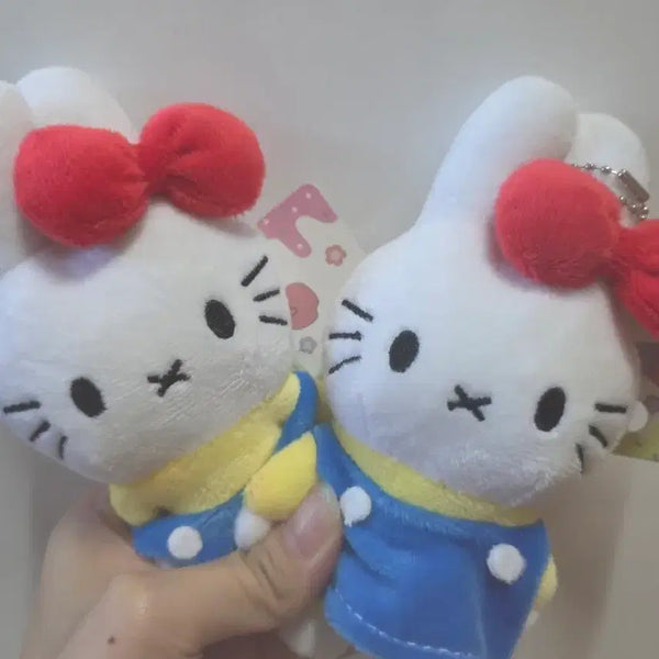 [BUNJANG] Hello Kitty x Miffy Doll Keychain / 헬로키티 미피 인형 키링