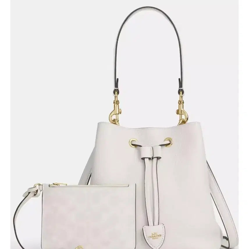 [BUNJANG] Coach Rowan Bucket Bag Signature Canvas Leather Mix / 52% 할인(새상품)코치 로완 버킷백