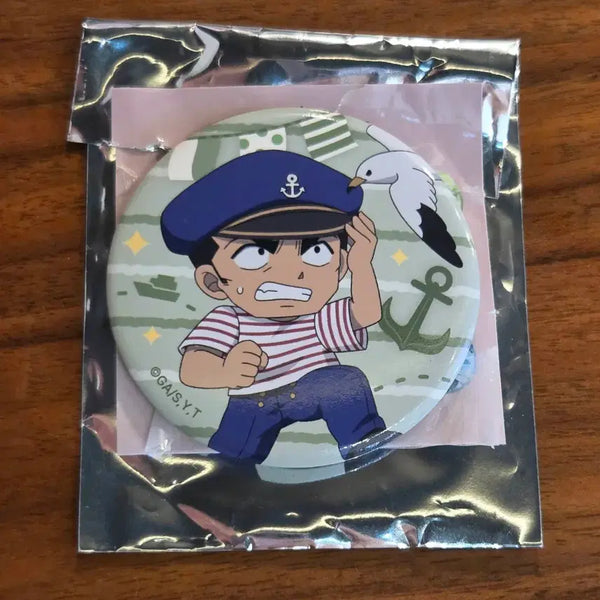 [BUNJANG] Detective Conan Cafe Officer Jugg (Ukyo) Marine Look Ver. Can Badge / 명탐정 코난 카페 주고(우경사)  캔뱃지