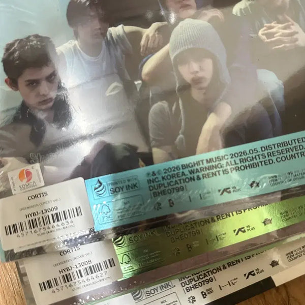 [BUNJANG] Cortis Green Green Album 3 Version Set (Sealed) / (미개봉) 코르티스 그린그린 미개봉 앨범 3종 세트