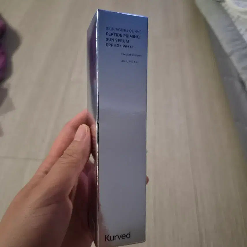 [BUNJANG] CURVED SKIN Aging Curve Peptide Priming Sun Serum SPF 50+ PA+++ / 커브드 스킨 에이징 커브 펩타이드 프라이밍 선세럼