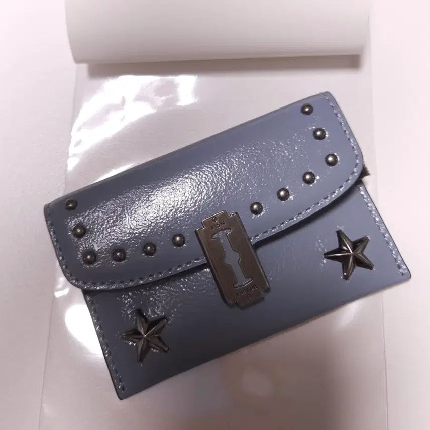 [BUNJANG] Vunque OCAM Rune Star Card Wallet Muddy Blue / [새상품] 분크 오캄 룬 스타 카드지갑 머디블루