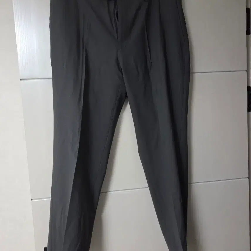 [BUNJANG] Jill Stuart Charcoal Side-Banded Slacks / 질스튜어트 차콜 사이드 밴딩 슬랙스