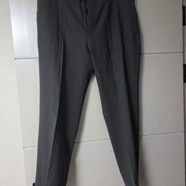 [BUNJANG] Jill Stuart Charcoal Side-Banded Slacks / 질스튜어트 차콜 사이드 밴딩 슬랙스