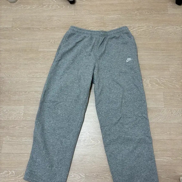 [BUNJANG] Nike Club Fleece Pants XL Grey Brushed / 나이키 클럽 플리스 팬츠 XL 그레이 기모