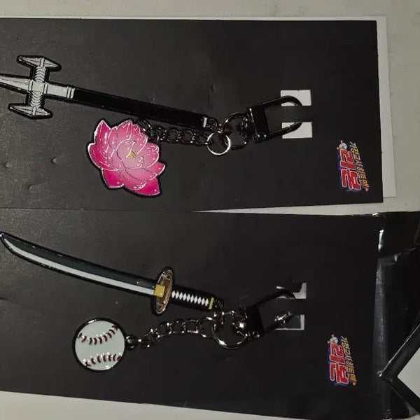 [BUNJANG] Katekyo Hitman Reborn! 20th Anniversary Ribbon Keychain Set / 가정교사 히트맨 20주년 팝업 리본 열쇠고리 2종 세트