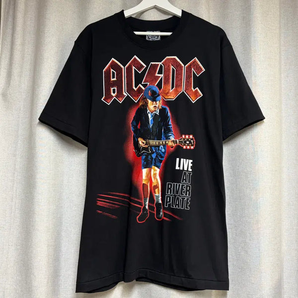 [BUNJANG] AC/DC Live at River Plate Graphic T-Shirt (L) / The MAXX ROCK AC/DC 락밴드 티셔츠 L
