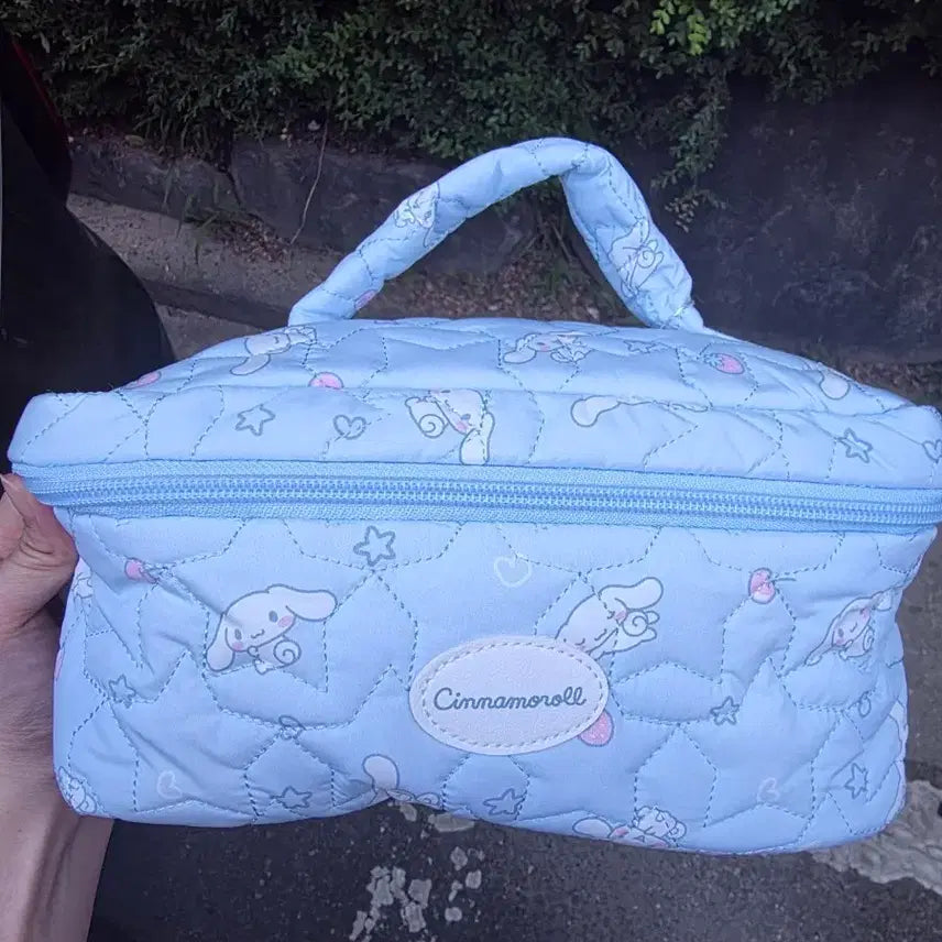 [BUNJANG] Cinnamoroll Quilting Pouch / 시나모롤 퀼팅 파우치