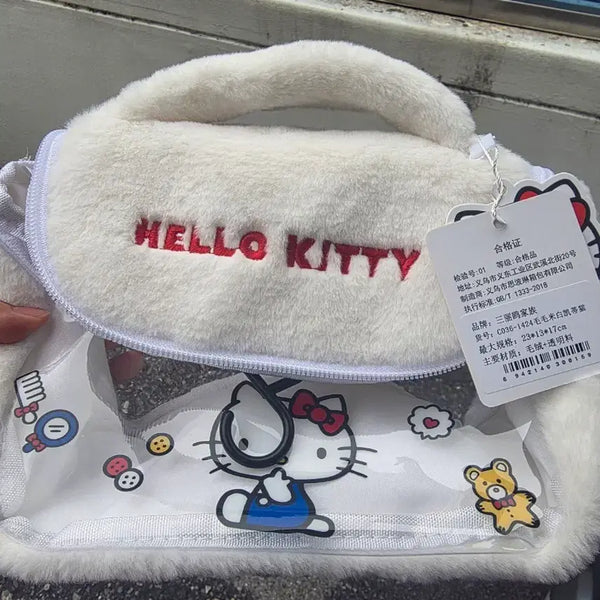[BUNJANG] Hello Kitty Fur Pouch / 헬로키티 퍼 파우치