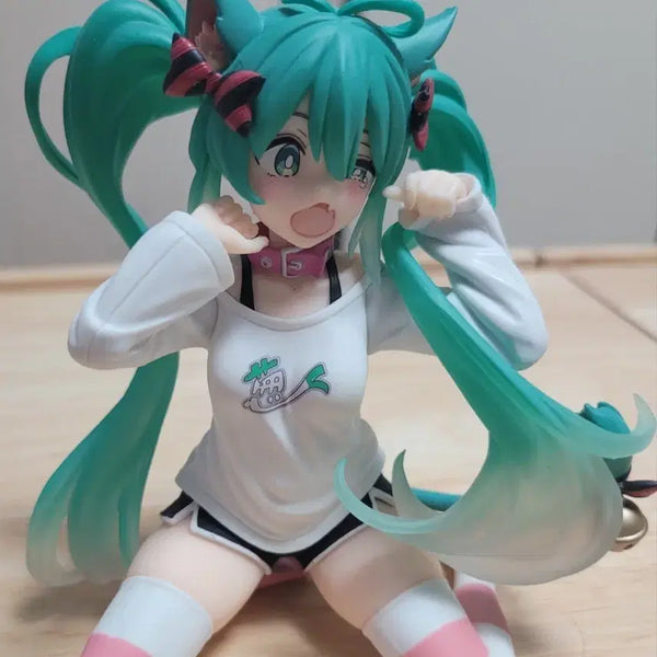 [BUNJANG] Taito Desktop Cute Cat Ears Miku T-shirt Ver. Figure / 타이토 데스크탑 큐트 고양이귀 티셔츠 미쿠
