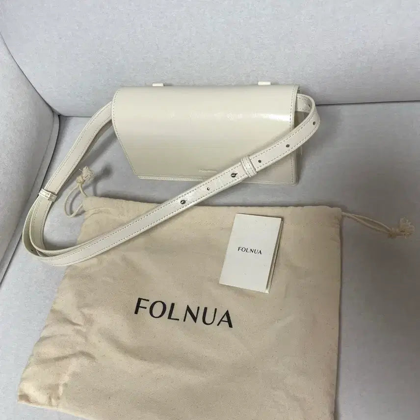 [BUNJANG] Pauline Mini Try Bag Ivory Leather / 상태좋음)폴뉴아 미니 트라이백 아이보리