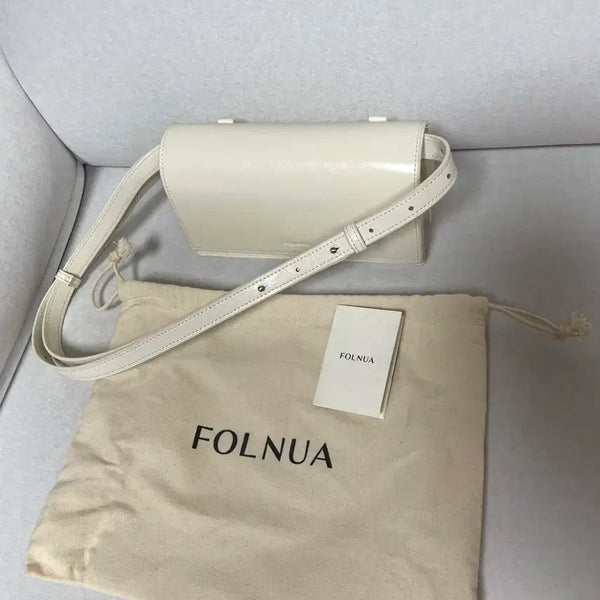 [BUNJANG] Pauline Mini Try Bag Ivory Leather / 상태좋음)폴뉴아 미니 트라이백 아이보리