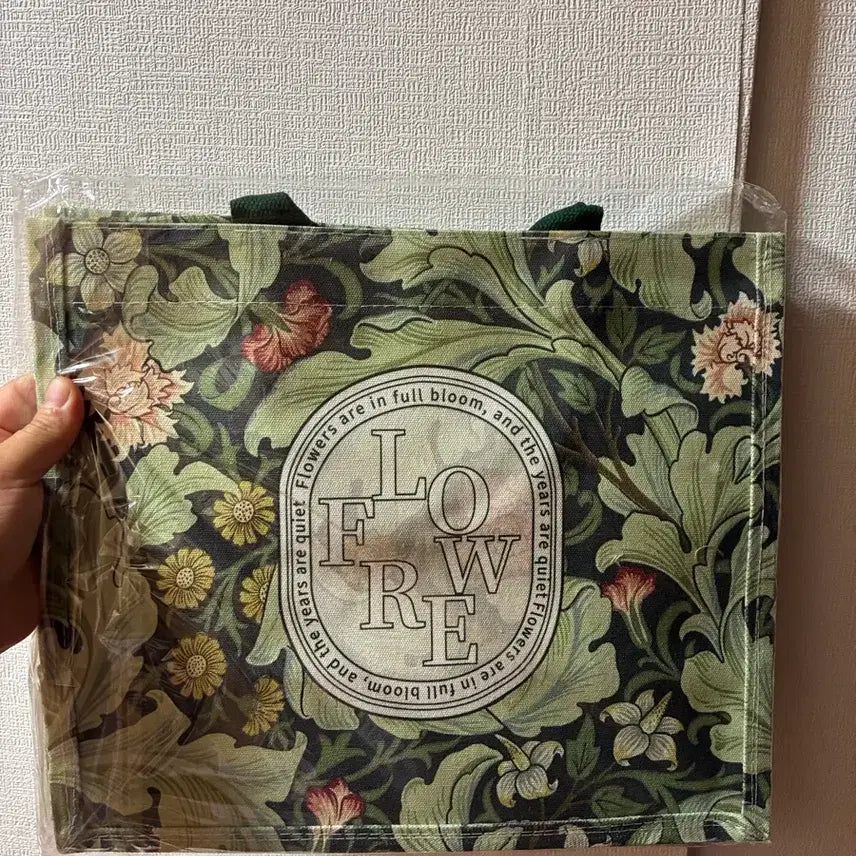 [BUNJANG] Flower Pattern Tote Bag / 플라워패턴 토트백