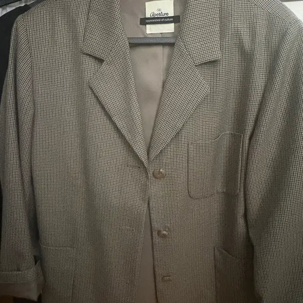 [BUNJANG] The Aperture Check Pattern Jacket / 디애퍼처 자켓