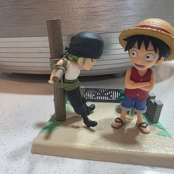 [BUNJANG] One Piece Luffy & Zoro Mini Figure Set / 원피스 루피, 조로 미니 피규어
