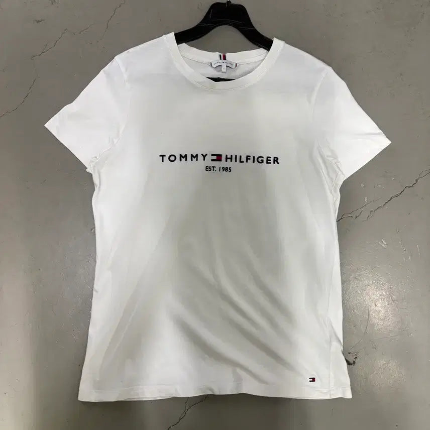 [BUNJANG] Tommy Hilfiger Logo T-Shirt / 만원샵 타미힐피거 로고 반팔티 S