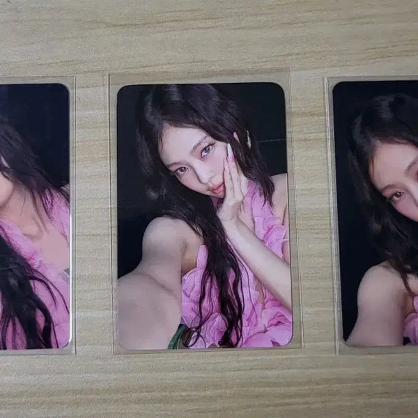 [BUNJANG] BLACKPINK Jennie RUBY Photocard Bundle Set / 블랙핑크 제니 루비 포토카드 드볼 3종 세트 일괄 양도