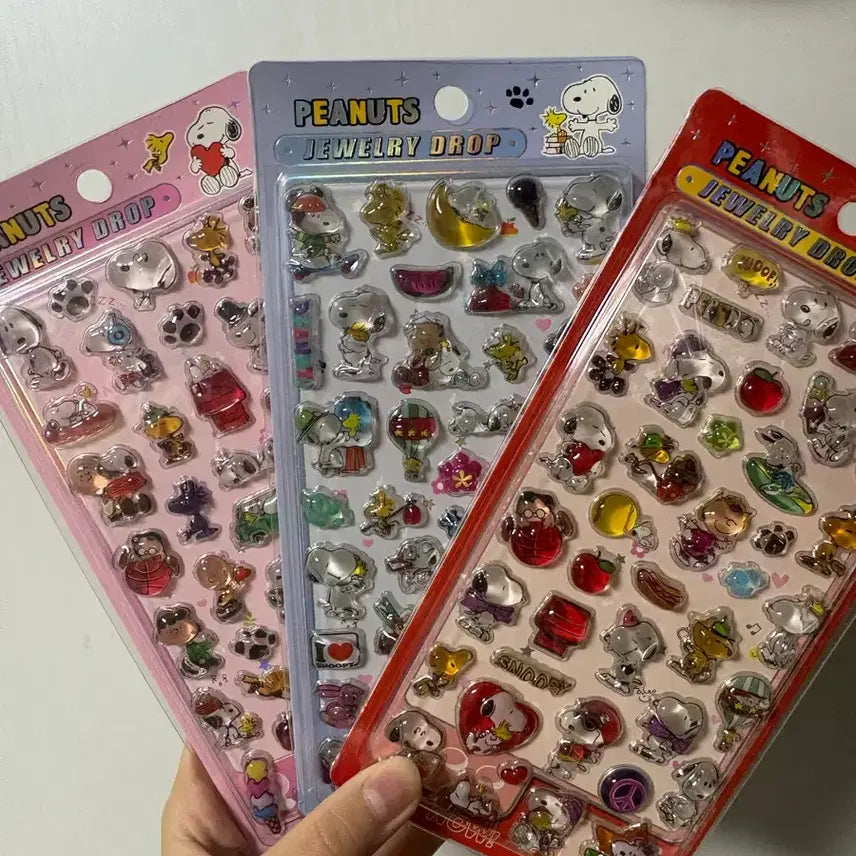 [BUNJANG] Snoopy 3D Sticker Set / 스누피 입체 스티커 일괄
