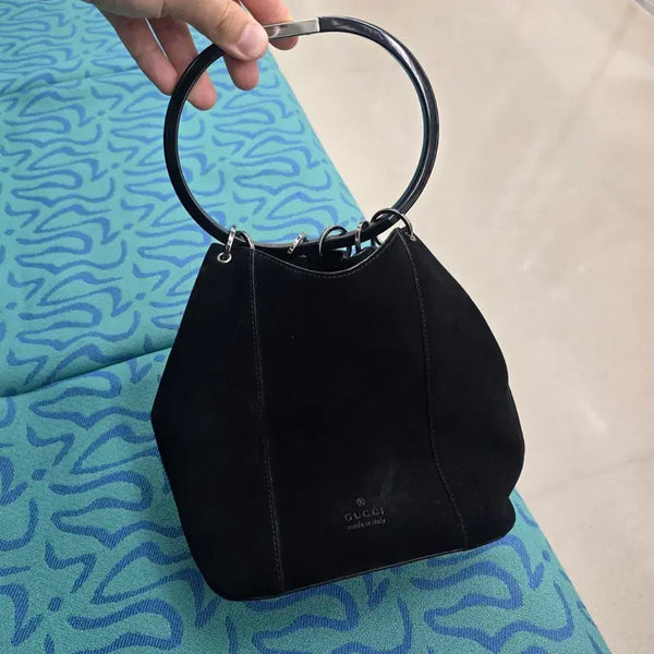 [BUNJANG] Gucci Tom Ford Suede Tote Bag / 90s 구찌 톰포드 스웨이드 토트백